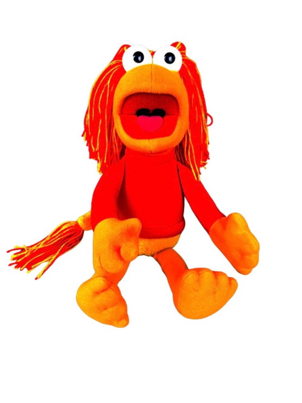 Vintage RED Fraggle Rock Jim Henson Plush Doll